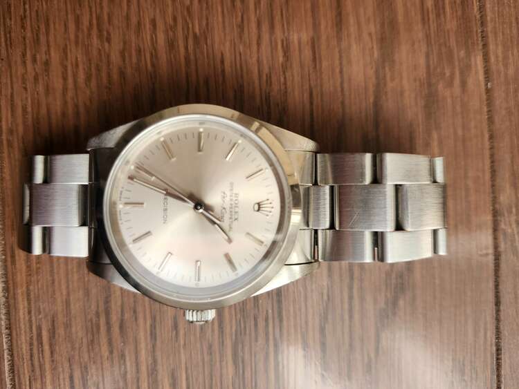 ロレックス エアキング 14000/x845790（高級時計）の商品画像 - 査定依頼日：2025年2月20日 - 最高査定価格：600,000円