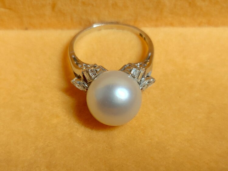 ミキモト プラチナ 真珠 指輪（宝石）の商品画像 - 査定依頼日：2026年3月26日 - 最高査定価格：40,000円