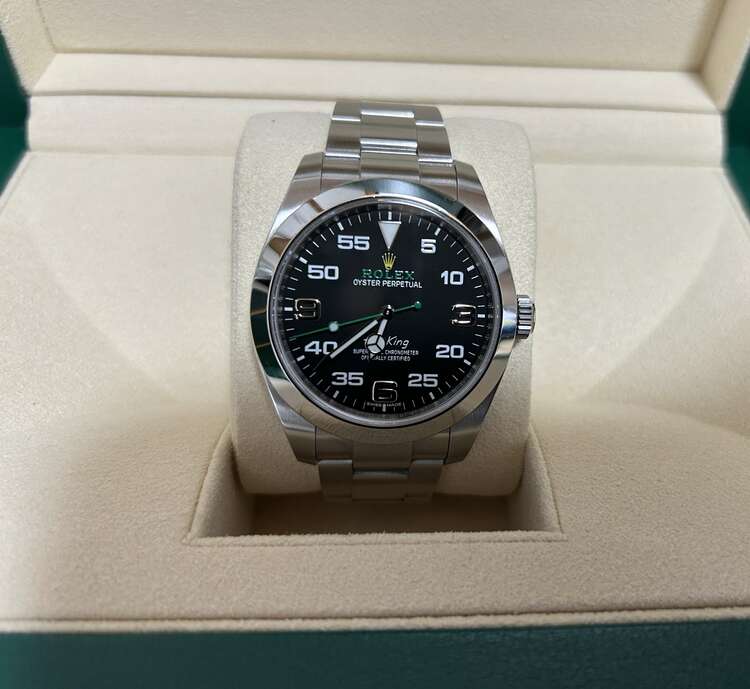 ロレックス エアキング 116900（高級時計）の商品画像 - 査定依頼日：2025年4月5日 - 最高査定価格：1,010,000円