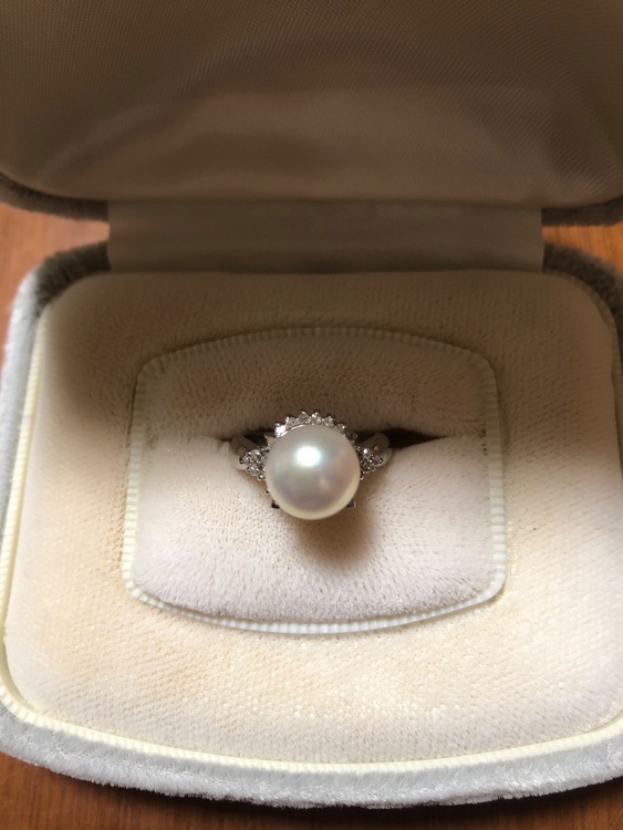 パールプラチナリング（金・貴金属）の商品画像 - 査定依頼日：2025年12月1日 - 最高査定価格：100,000円
