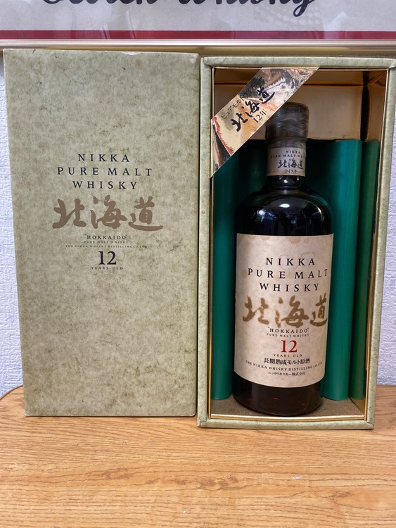 ニッカピュアモルトウイスキー北海道12年　750ml 43％（お酒）の商品画像 - 査定依頼日：2025年8月19日 - 最高査定価格：26,000円