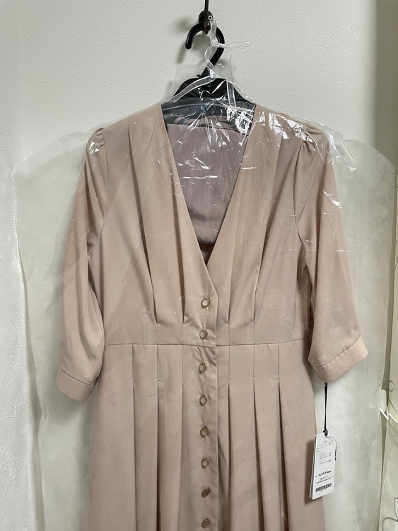 2wayフロントボタンタックワンピース（古着・ファッション）の商品画像 - 査定依頼日：2022年6月25日