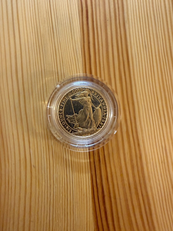 ブリタニア硬貨 1/4OUNCE FINE GOLD BRITANNIA 198（金・貴金属）の商品画像 - 査定依頼日：2026年4月8日 - 最高査定価格：206,700円