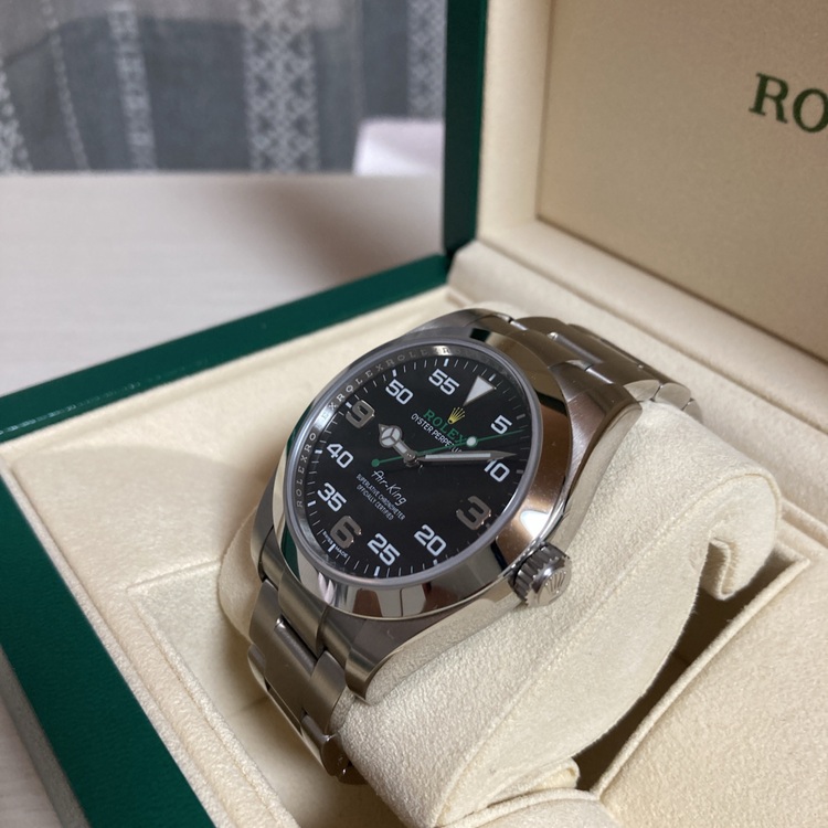 ロレックス　エアキング（高級時計）の商品画像 - 査定依頼日：2025年8月16日 - 最高査定価格：1,150,000円