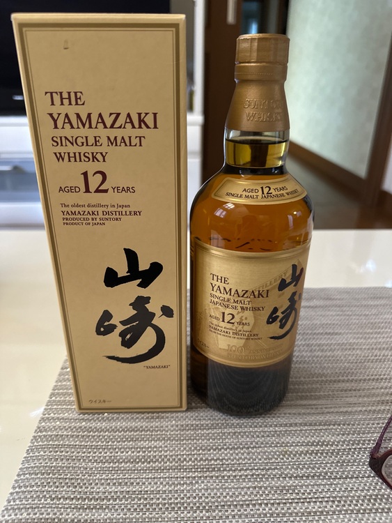 山崎12年（お酒）の商品画像 - 査定依頼日：2025年7月18日 - 最高査定価格：18,500円
