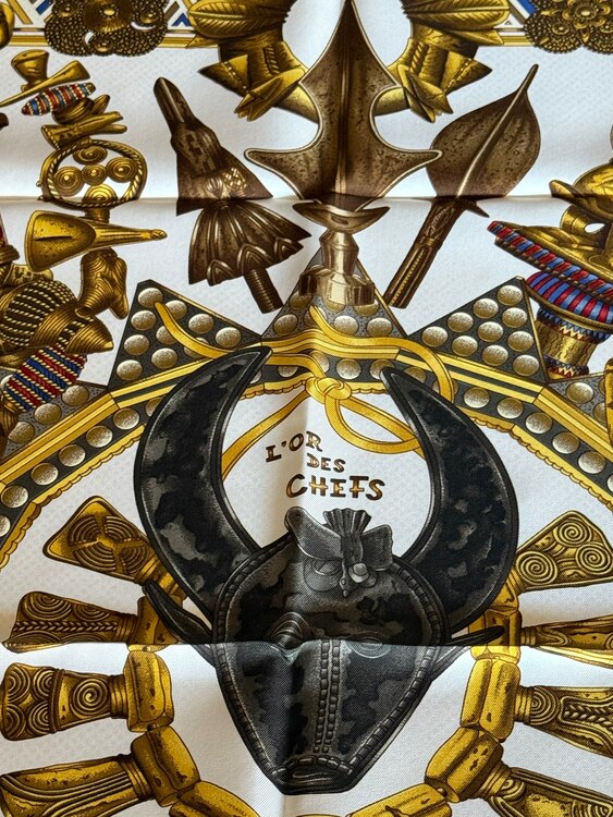 スカーフ　カレ90  - L’or des Chefs（古着・ファッション）の商品画像 - 査定依頼日：2025年2月20日 - 最高査定価格：8,000円