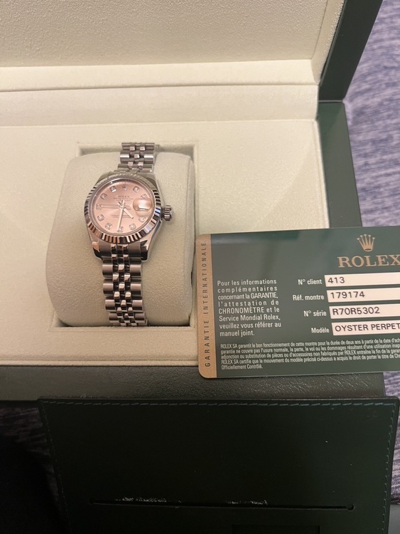 ロレックス デイトジャスト 10pダイヤ17917（高級時計）の商品画像 - 査定依頼日：2026年2月18日 - 最高査定価格：1,300,000円