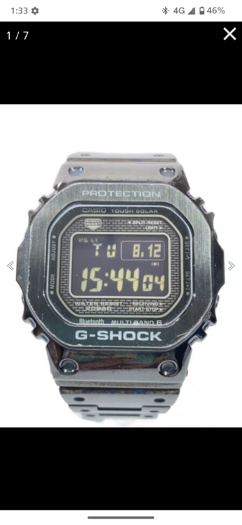 G-SHOCK GMW-B5000 （高級時計）の商品画像 - 査定依頼日：2026年2月14日 - 最高査定価格：15,500円