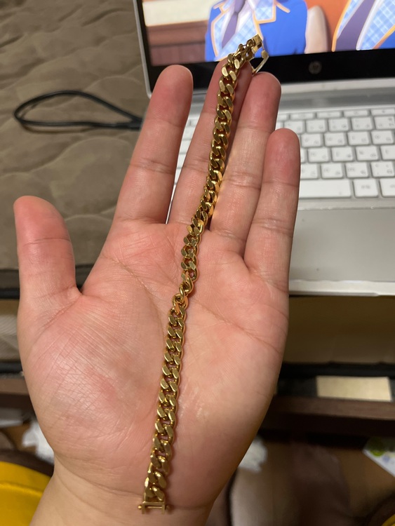 幅5mm、長さ17cmのブレスレット（金・貴金属）の商品画像 - 査定依頼日：2025年6月13日 - 最高査定価格：250,000円