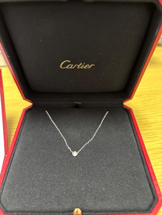Cartierダムールネックレス smホワイトゴールド（宝石）の商品画像 - 査定依頼日：2025年7月25日 - 最高査定価格：100,000円