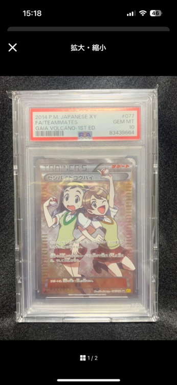 ポケモンカードPSA10（トレカ）の商品画像 - 査定依頼日：2025年12月28日 - 最高査定価格：80,000円
