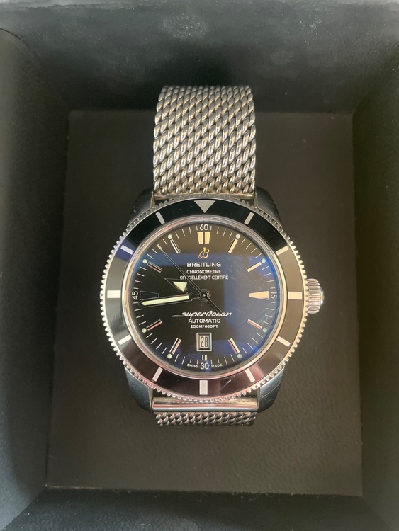 スーパーオーシャンヘリテージ46（高級時計）の商品画像 - 査定依頼日：2026年1月29日 - 最高査定価格：350,000円