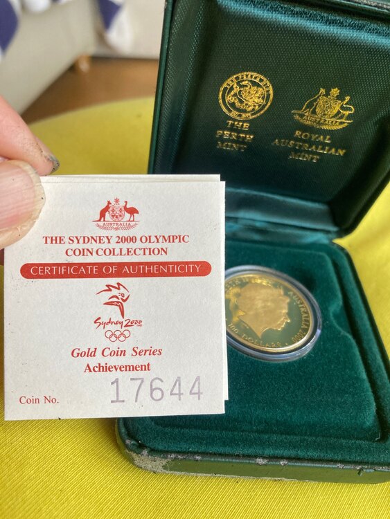2000年　シドニーオリンピック公式記念コイン（金・貴金属）の商品画像 - 査定依頼日：2025年2月24日 - 最高査定価格：155,000円