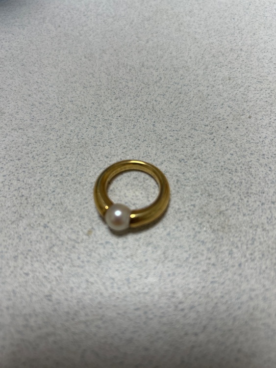 カルティエのペルラリング（K18イエローゴールド、アコヤパール（金・貴金属）の商品画像 - 査定依頼日：2025年12月21日 - 最高査定価格：180,000円