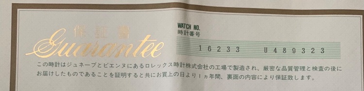 ロレックス デイトジャスト 16233 Uば（高級時計）の商品画像 - 査定依頼日：2025年12月10日 - 最高査定価格：1,100,000円