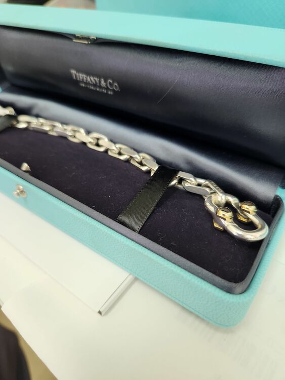 ティファニー1837メイカーズワイルドチェーンブレスレットラージ（金・貴金属）の商品画像 - 査定依頼日：2025年10月5日 - 最高査定価格：120,000円