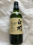 サントリー白州12年（お酒）の商品画像 - 査定依頼日：2026年8月2日 - 最高査定価格：19,600円