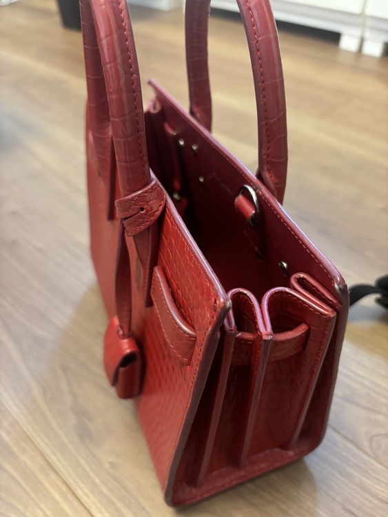 サック ド ジュール ナノ（クロコダイルエンボスマットレザー）（ブランドバッグ）の商品画像 - 査定依頼日：2025年2月20日 - 最高査定価格：85,000円