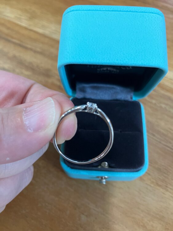 ティファニーハーモニーダイヤモンドリング（宝石）の商品画像 - 査定依頼日：2025年1月29日 - 最高査定価格：89,000円