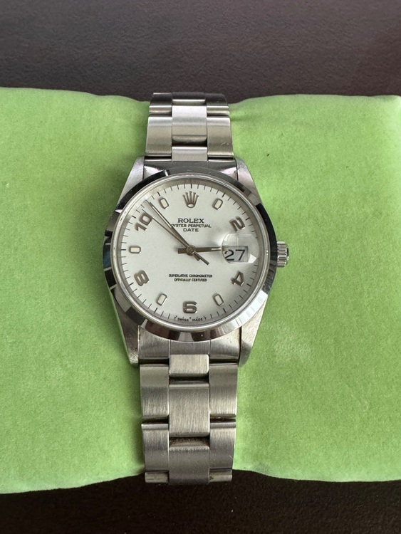 オイスターパーペチュアルデイト（高級時計）の商品画像 - 査定依頼日：2025年9月15日 - 最高査定価格：700,000円