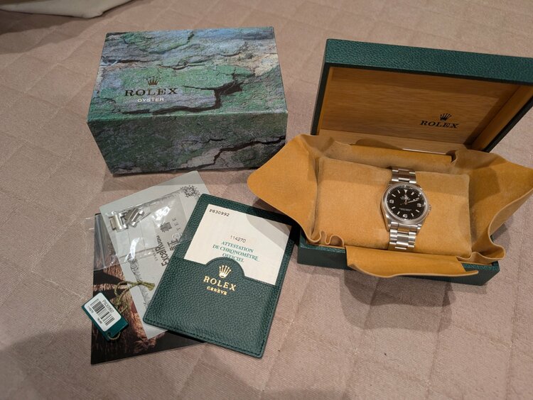 エクスプローラーⅠ（高級時計）の商品画像 - 査定依頼日：2026年3月4日 - 最高査定価格：930,000円