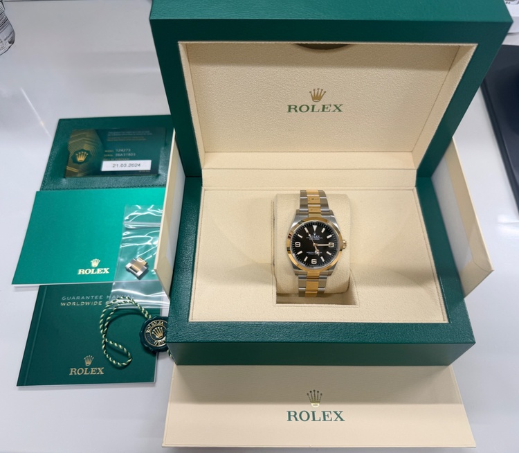 ロレックス エクスプローラー （高級時計）の商品画像 - 査定依頼日：2026年1月7日 - 最高査定価格：1,690,000円