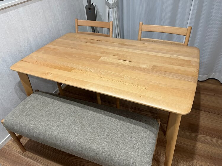 ニトリ　ダイニングテーブルセット（家具・寝具）の商品画像 - 査定依頼日：2025年1月14日 - 最高査定価格：4,000円