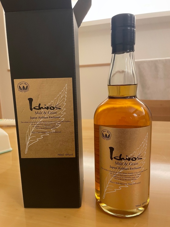 イチローズモルト & グレーン JAL EXCLUSIVE（お酒）の商品画像 - 査定依頼日：2025年9月13日 - 最高査定価格：21,000円