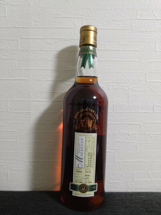 ダンカンテイラーマッカラン 19年（お酒）の商品画像 - 査定依頼日：2026年3月17日 - 最高査定価格：34,000円