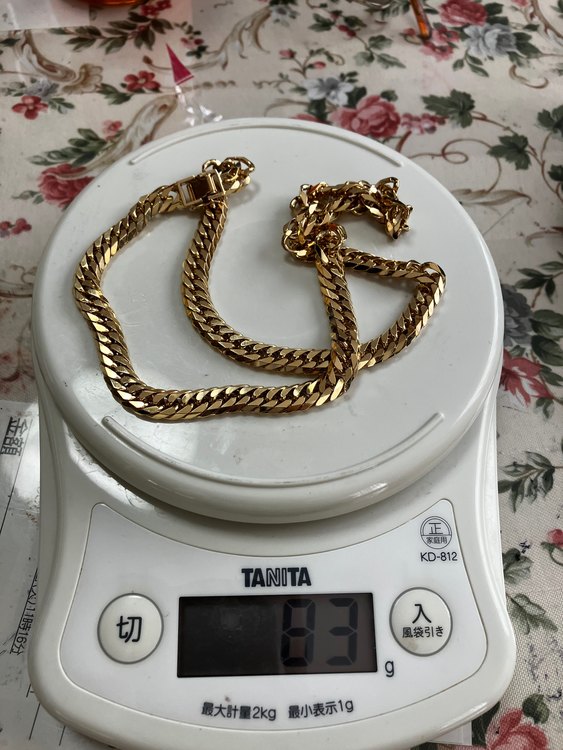 １８金　ネックレス（金・貴金属）の商品画像 - 査定依頼日：2023年4月2日 - 最高査定価格：540,000円