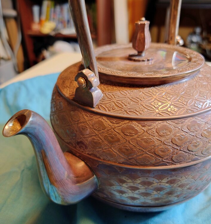 一鶴斉　湯沸　銀瓶　煎茶道具　純銀762g　（美術品・骨董品）の商品画像 - 査定依頼日：2026年6月17日 - 最高査定価格：280,000円