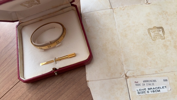 カルティエ　ラブブレス（金・貴金属）の商品画像 - 査定依頼日：2025年10月2日 - 最高査定価格：700,000円