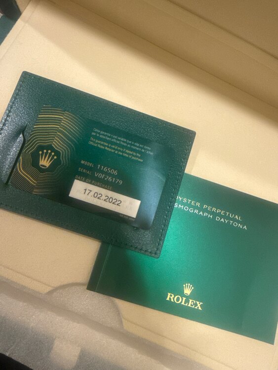 ロレックス デイトナ RX116506A（高級時計）の商品画像 - 査定依頼日：2025年5月12日 - 最高査定価格：14,800,000円