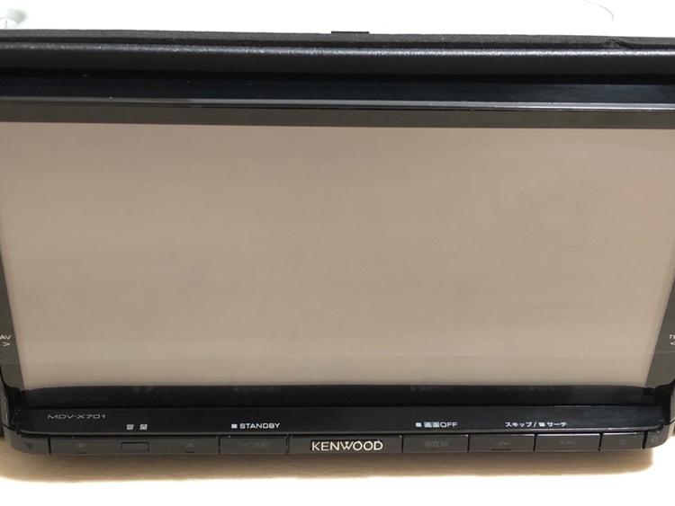 KENWOOD MDV-X701 カーナビ（カー用品）の商品画像 - 査定依頼日：2025年8月16日 - 最高査定価格：1,000円