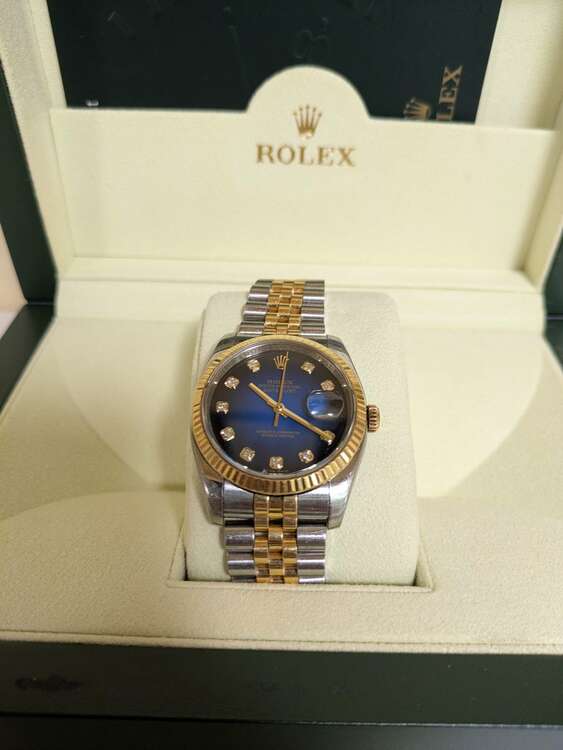 ロレックス デイトジャスト 116233（高級時計）の商品画像 - 査定依頼日：2025年3月15日 - 最高査定価格：1,700,000円