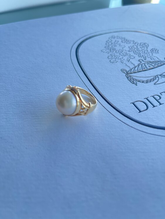 パールダイヤ指輪（宝石）の商品画像 - 査定依頼日：2025年1月31日 - 最高査定価格：55,000円