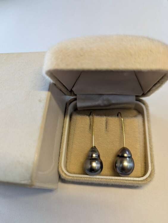 黒真珠のイヤリング（宝石）の商品画像 - 査定依頼日：2025年3月26日 - 最高査定価格：1,000円