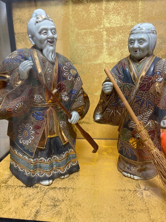 高砂人形　陶製（美術品・骨董品）の商品画像 - 査定依頼日：2026年5月13日 - 最高査定価格：1,000円