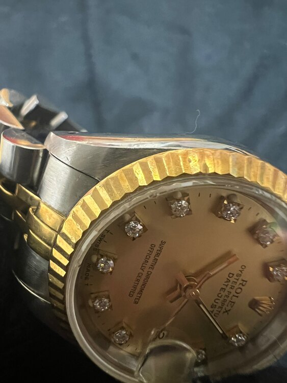 ロレックス デイトジャスト10Pダイヤ（高級時計）の商品画像 - 査定依頼日：2025年3月2日 - 最高査定価格：720,000円