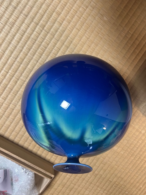 徳田八十吉　壺碧明耀彩（美術品・骨董品）の商品画像 - 査定依頼日：2025年11月5日 - 最高査定価格：45,000円