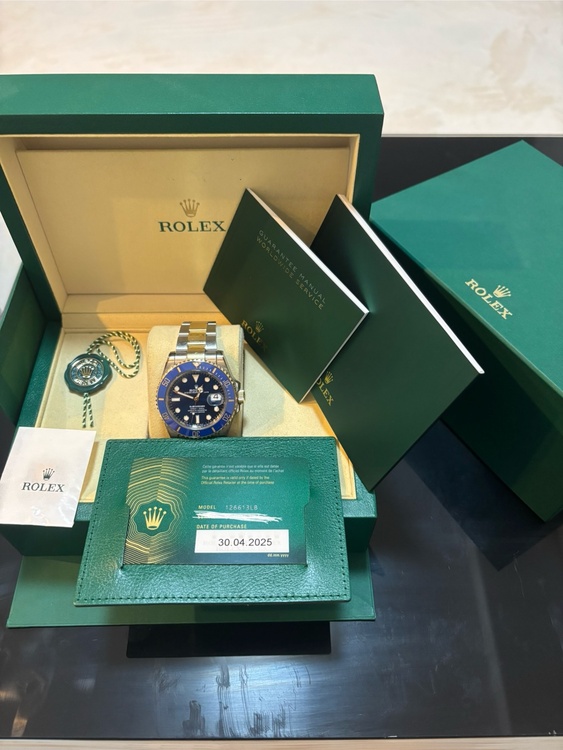 青サブマリーナコンビ（高級時計）の商品画像 - 査定依頼日：2026年1月4日 - 最高査定価格：2,900,000円