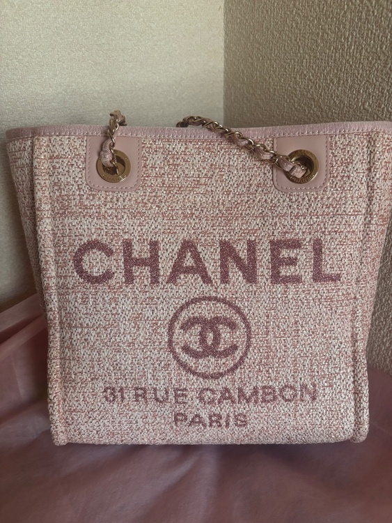 ドーヴィル トートバッグ ピンク系ツイード／31 RUE CAMBON PARIS スモールサイズ（ブランドバッグ）の商品画像 - 査定依頼日：2026年9月17日 - 最高査定価格：280,000円