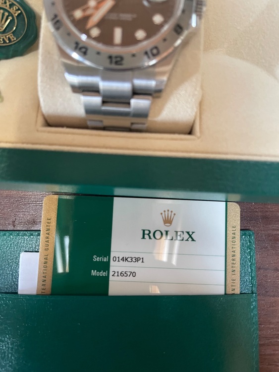 ロレックス エクスプローラー 21657（高級時計）の商品画像 - 査定依頼日：2025年11月26日 - 最高査定価格：1,300,000円