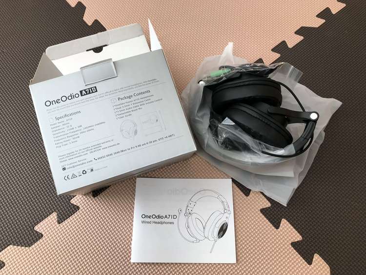 OneOdio ヘッドセット PC用 ヘッドホン マイク付き 40mmドライバー（家電）の商品画像 - 査定依頼日：2022年12月12日 - 最高査定価格：2,000円