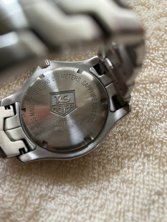 タグホイヤー リンク WJ1110（高級時計）の商品画像 - 査定依頼日：2025年5月23日 - 最高査定価格：75,000円