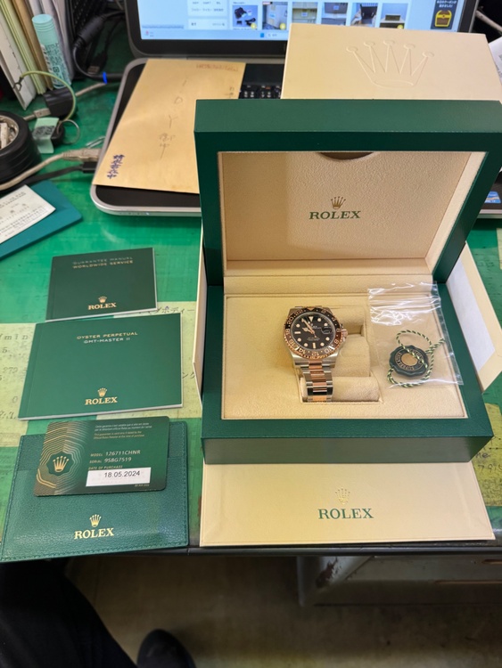 ロレックス GMTマスター 126711chn（高級時計）の商品画像 - 査定依頼日：2026年3月4日 - 最高査定価格：3,300,000円