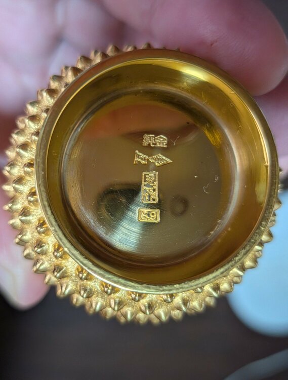 純金24K、湯呑み霞（金・貴金属）の商品画像 - 査定依頼日：2026年9月16日 - 最高査定価格：6,500,000円