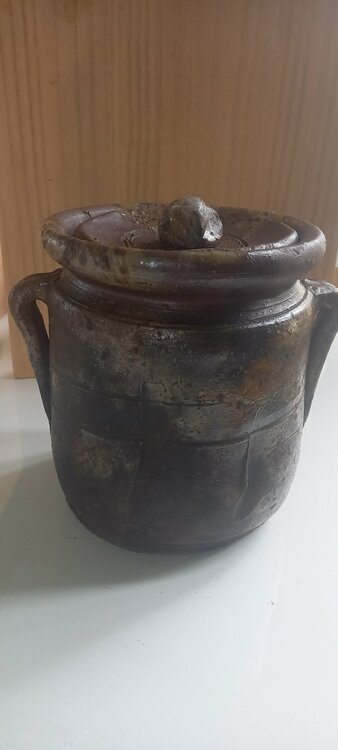 備前焼　水指　陶陽作　木箱あり　（美術品・骨董品）の商品画像 - 査定依頼日：2026年2月9日 - 最高査定価格：2,000円