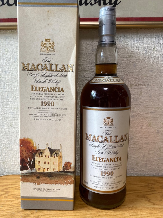 マッカラン　エレガンシア　1990（お酒）の商品画像 - 査定依頼日：2025年8月2日 - 最高査定価格：101,000円