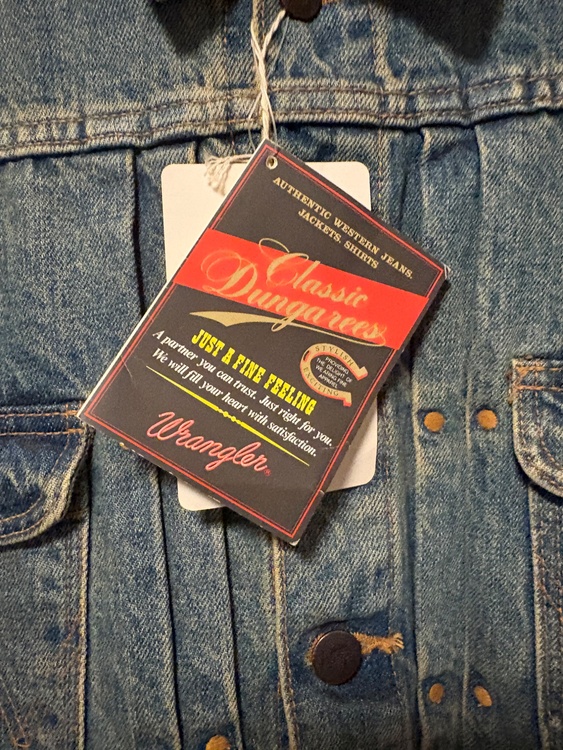 Wrangler Classic Dungarees デニムジャケット 1デッド（古着・ファッション）の商品画像 - 査定依頼日：2026年5月6日 - 最高査定価格：100,000円